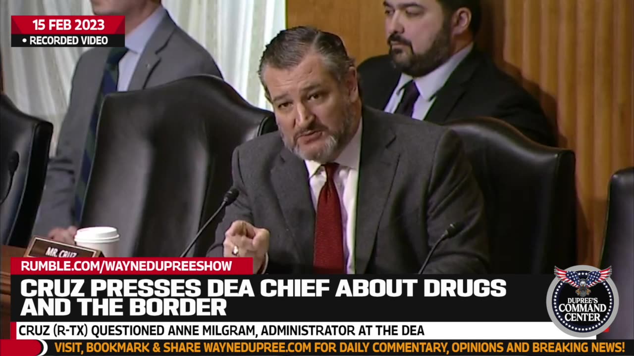 DEA Admin Consistently Refused To Answer Ted Cruz