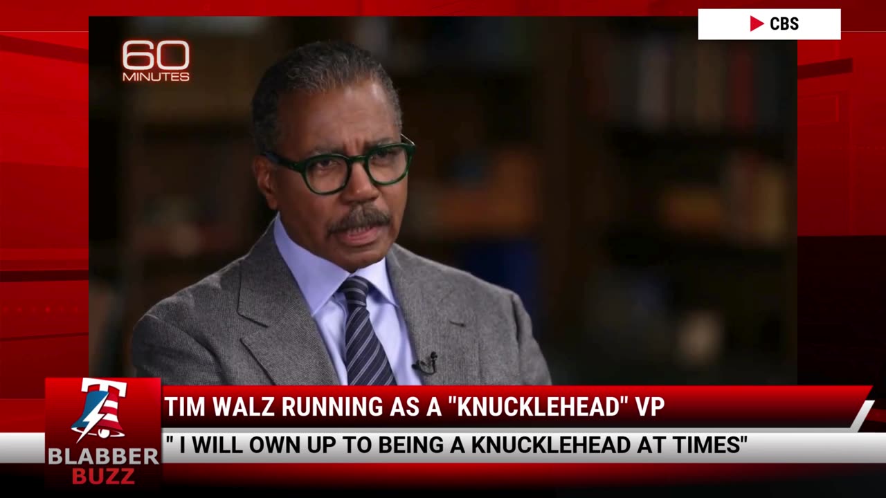 Tim Walz Running As A "Knucklehead" VP