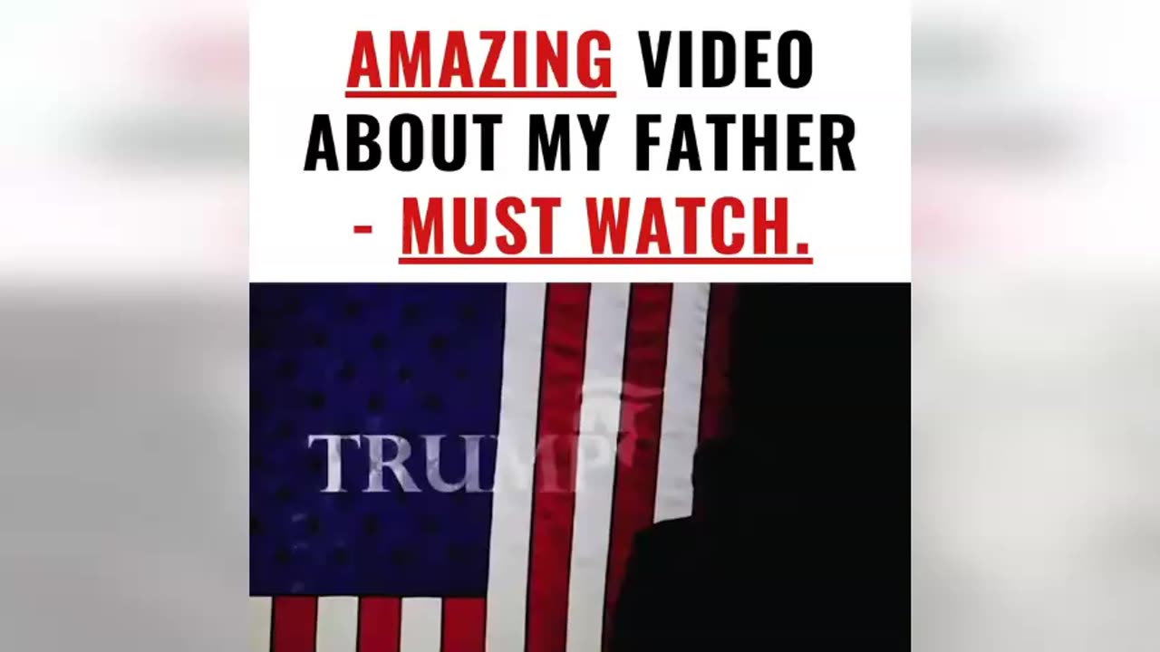 SO...GOD MADE TRUMP - A MUST WATCH