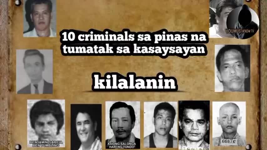 Top 10 criminals in the Philippine history