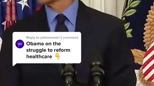 Obama on the struggle to reform healthcare