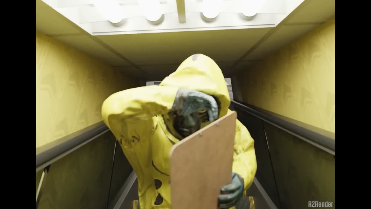 The Backrooms Endless Escalators (Found Footage)
