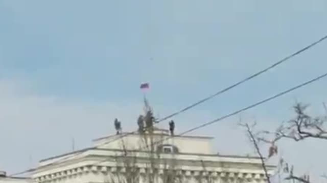 🇷🇺The Russian flag is raised in Kakhovka