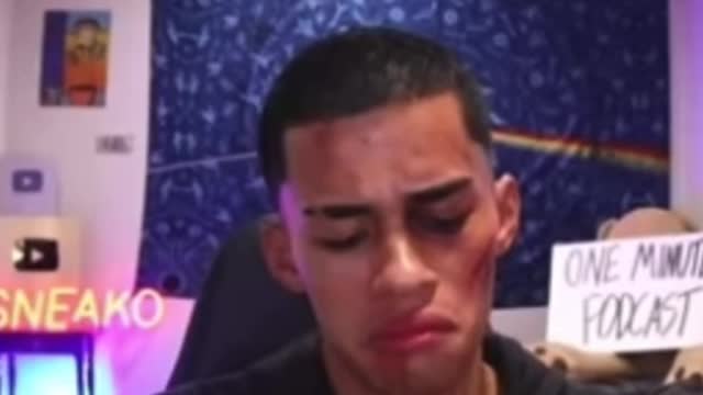 Sneako was attacked while recording a video and cries on stream