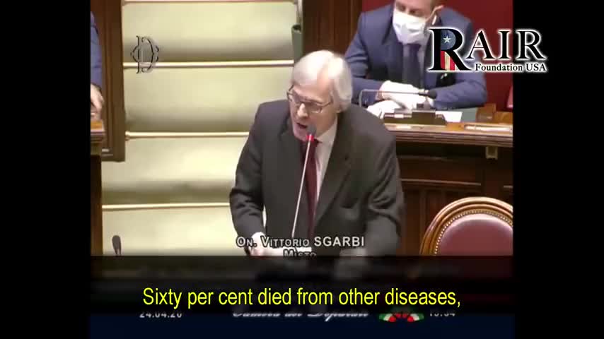 Italian Leader Slams 'False COVID-19 Numbers- it's a way to Impose a Dictatorship' - May 2020