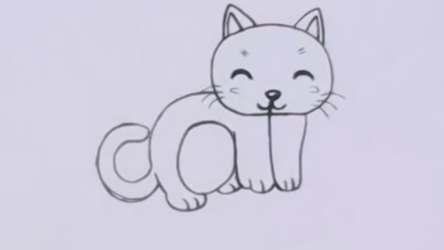 How to turn words Cat into a cartoon Cat