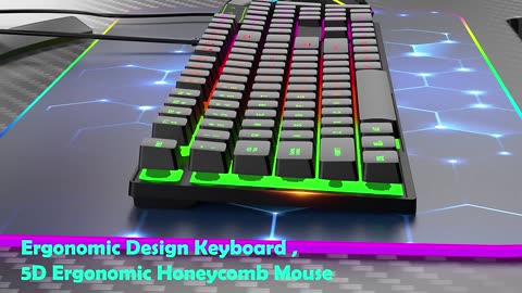 Gaming Keyboard and Mouse Combo