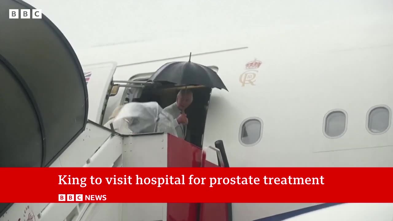 King Charles to be treated for benign prostate condition | BBC News