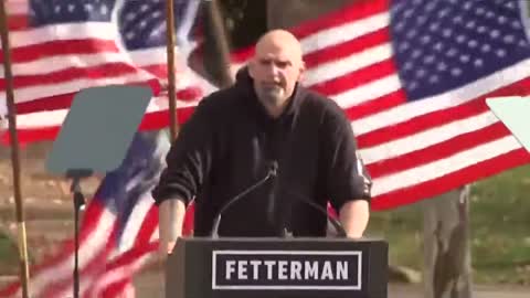 John Fetterman Flags Fall