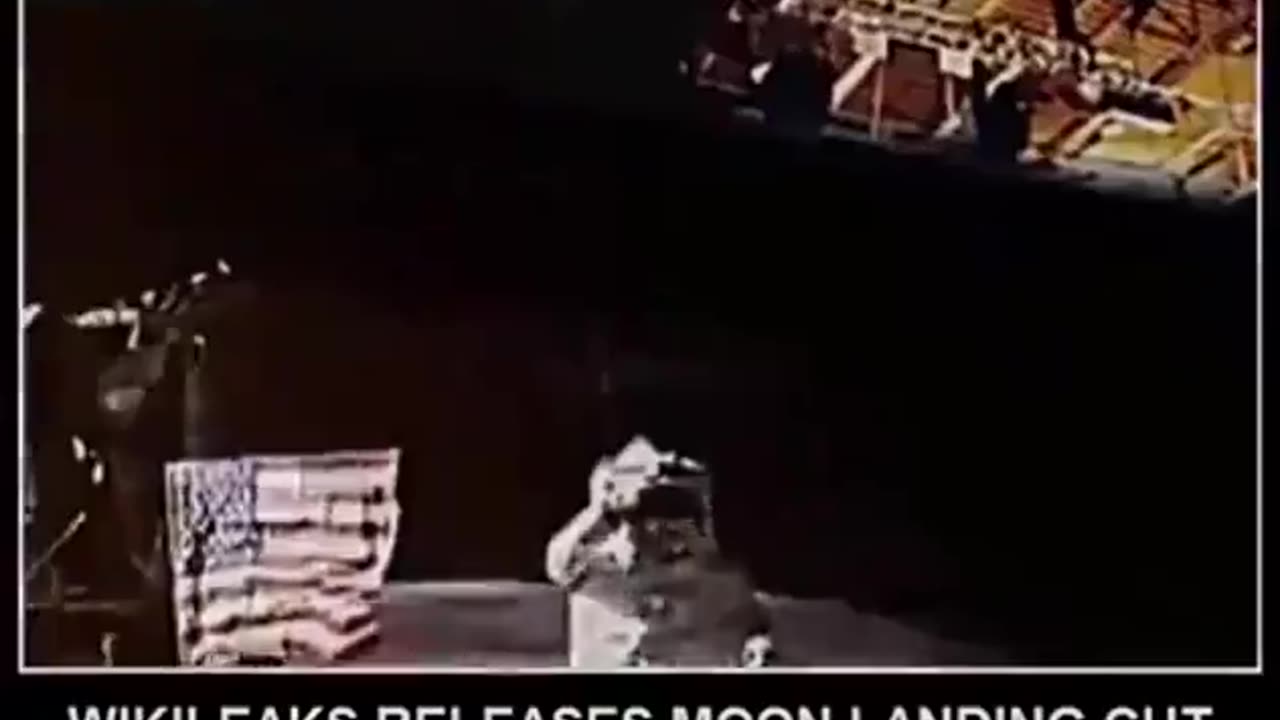 NASA MOON LANDINGS FAKED TV EDITED SCENES