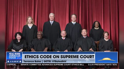 BILL TO IMPOSE ETHICS CODE ON SCOTUS