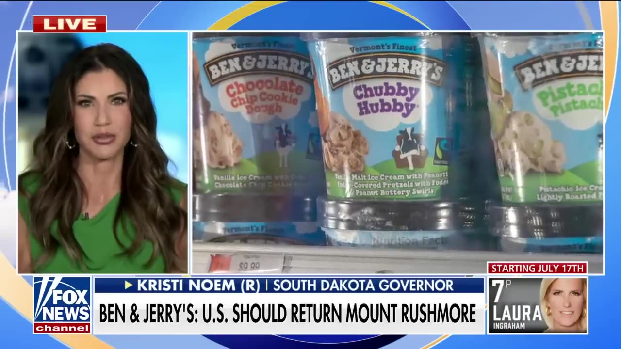 Ben & Jerry's over Mt. Rushmore opposition: 'They have no idea what they're doing'