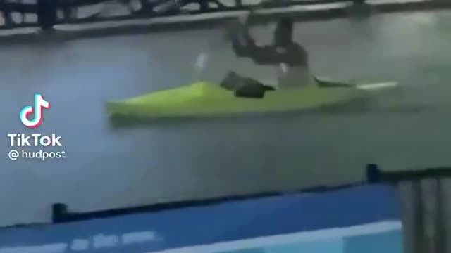 Kayaker Takes To NJ Streets As Massive Amounts Of Flooding Grips Nation