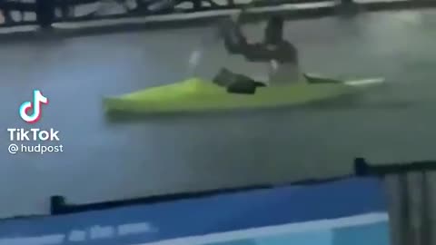 Kayaker Takes To NJ Streets As Massive Amounts Of Flooding Grips Nation