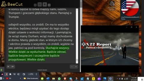 X22 RAPORT🔴 3033b Straciłem opinię publiczną, przynęta została zastawiona, lata planowania