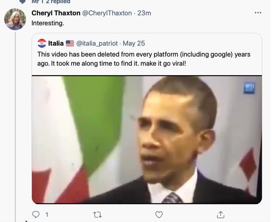 VIDEO OF OBAMA TALKING ABOUT THE NWO PLANS