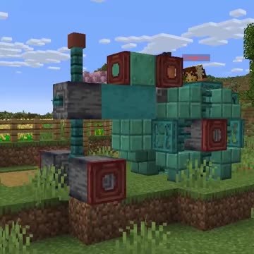 Building a #steampunk traction engine in #minecraft #shorts