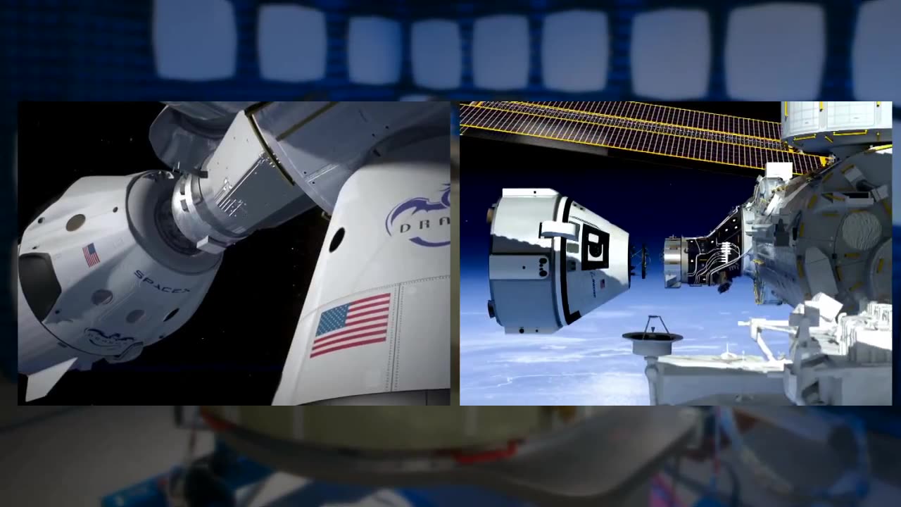 Nasa represent the space station