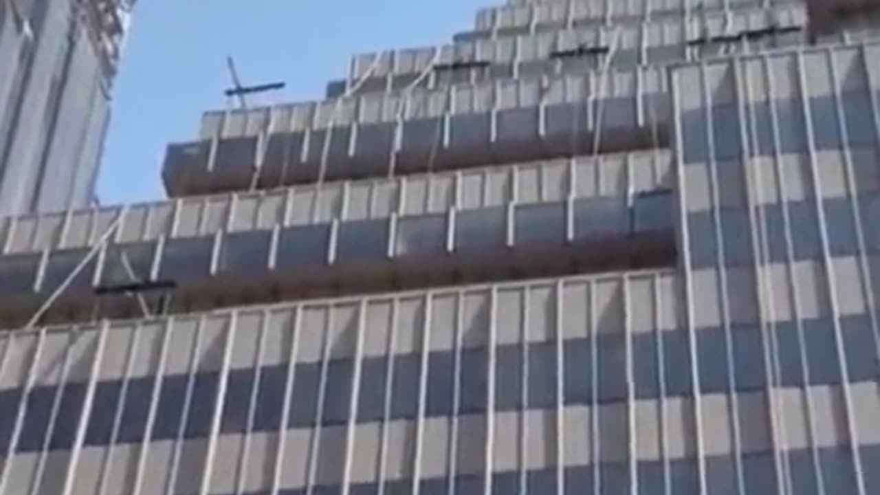 An unknown individual has been throwing furniture from the roof of a skyscraper in Manhattan.