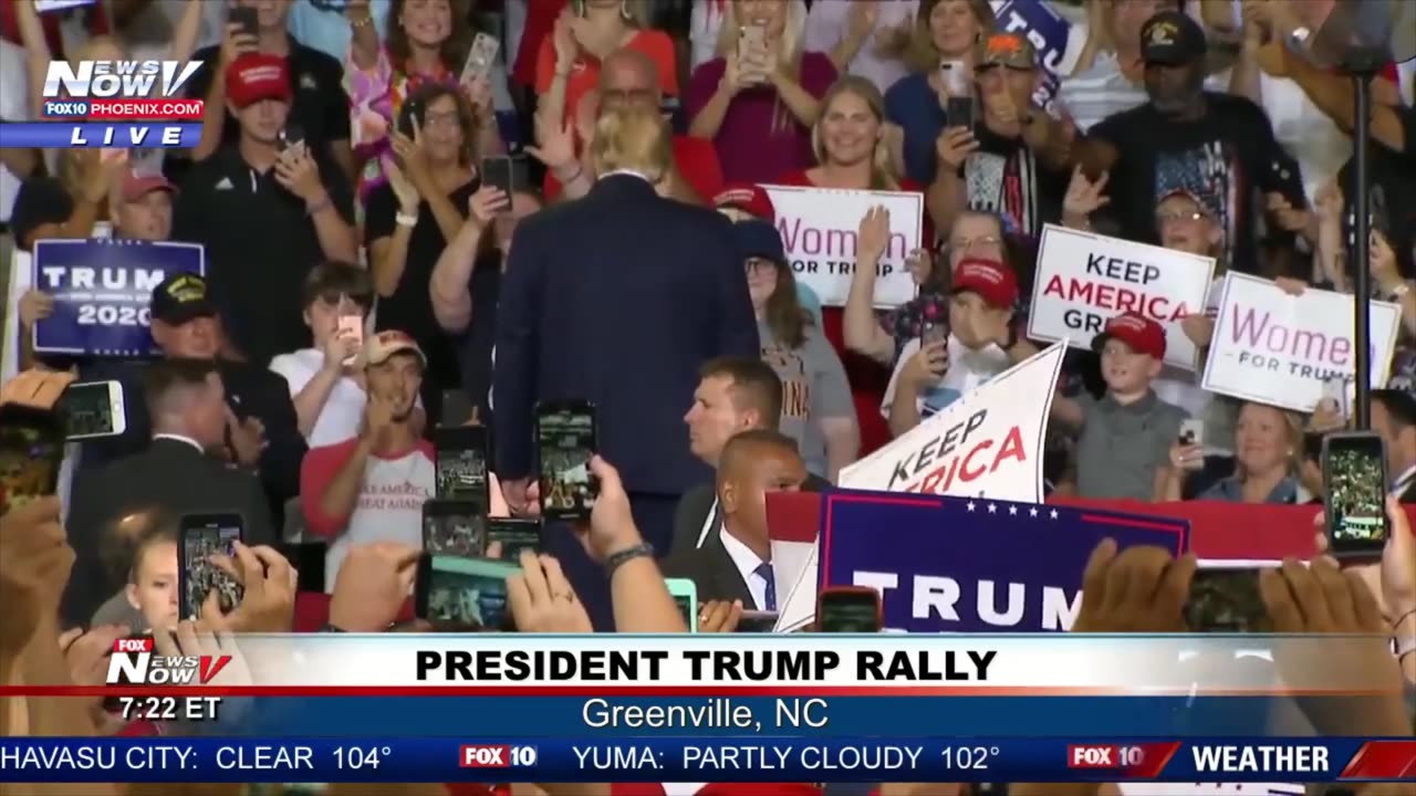 "Trump Baby" rally at Greenville, NC