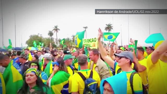 Bolsonaristas pedem intervenção e pedem que tropas "deixem seus quartéis em Brasília"