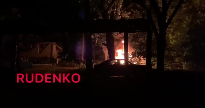 Ukraine War - The first footage from the scene of the shelling of the center of Donetsk