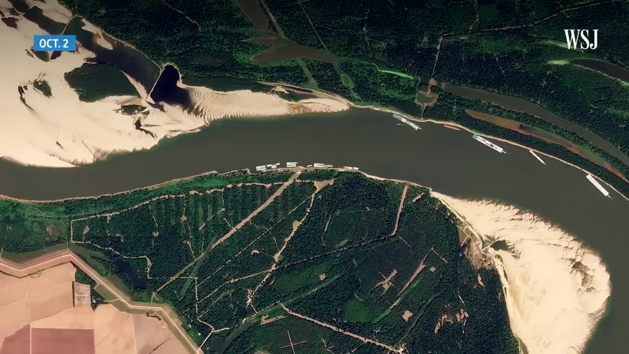 The Mississippi River Is Drying Up, Disrupting a Vital Supply Lane | WSJ