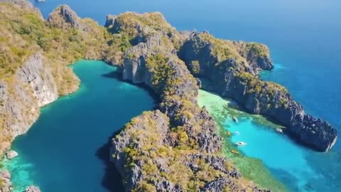 FLYING OVER PHILIPPINES 4K UHD Calming Piano Music With Spectacular Relaxation Scenic