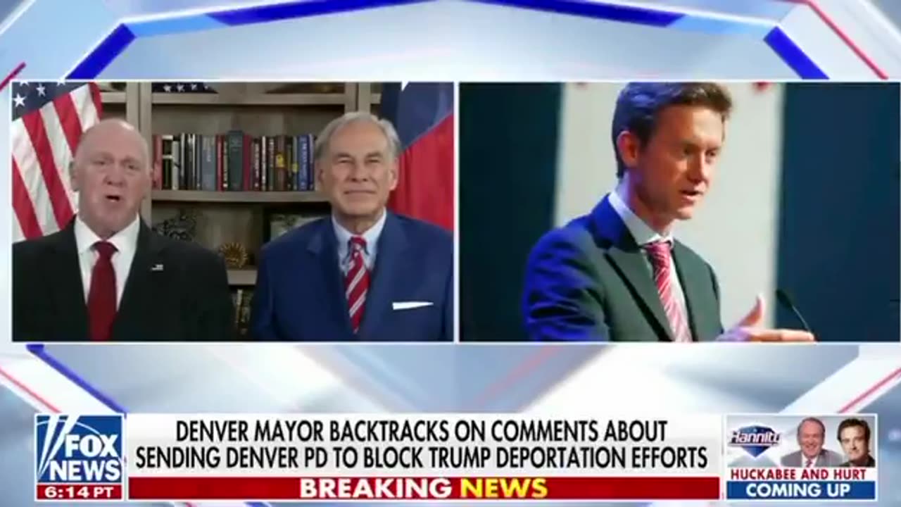 WATCH: Trump's Border Czar Responds To Denver Mayor's Threats Over Deportations