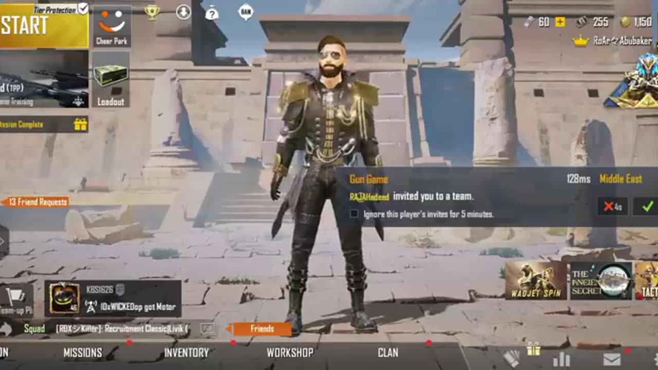 Joining Random squad of naughty flirting conqrer girls👩🏻🦳like bot😂 with jaguar Gaming