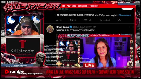 KILLSTREAM: WANG LIN LIVE, WINGS CALLS OUT RALPH, + SUBWAY HERO TURNS SELF IN