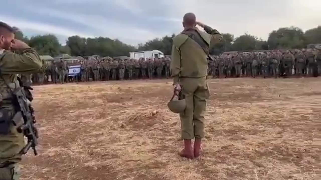 IDF soldiers sang Hativkah together