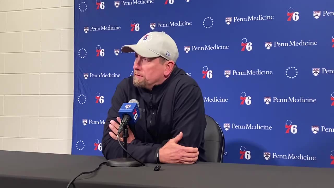 Nick Nurse on why he chose this starting lineup: