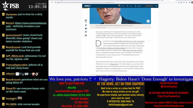 2022-01-15 13:00 EST - PSB Movie Time: