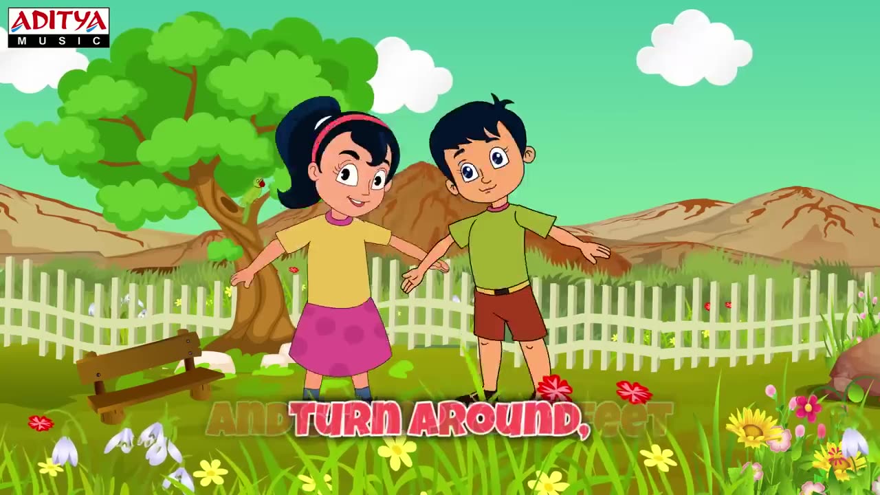 Watch & Enjoy Clap Your Hands with Lyrics from Popular English Nursery Rhymes for Kids.