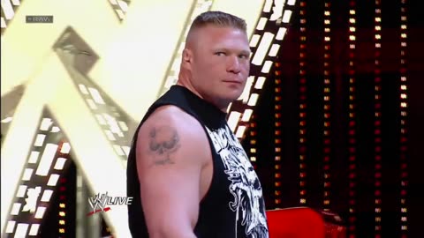 Brock Lesnar returns to WWE: Raw, April 2, 2012