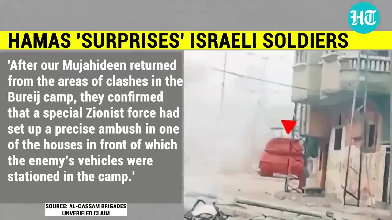 Hamas fighters surprise Isreal special forces inside gaza home in shell & bullets