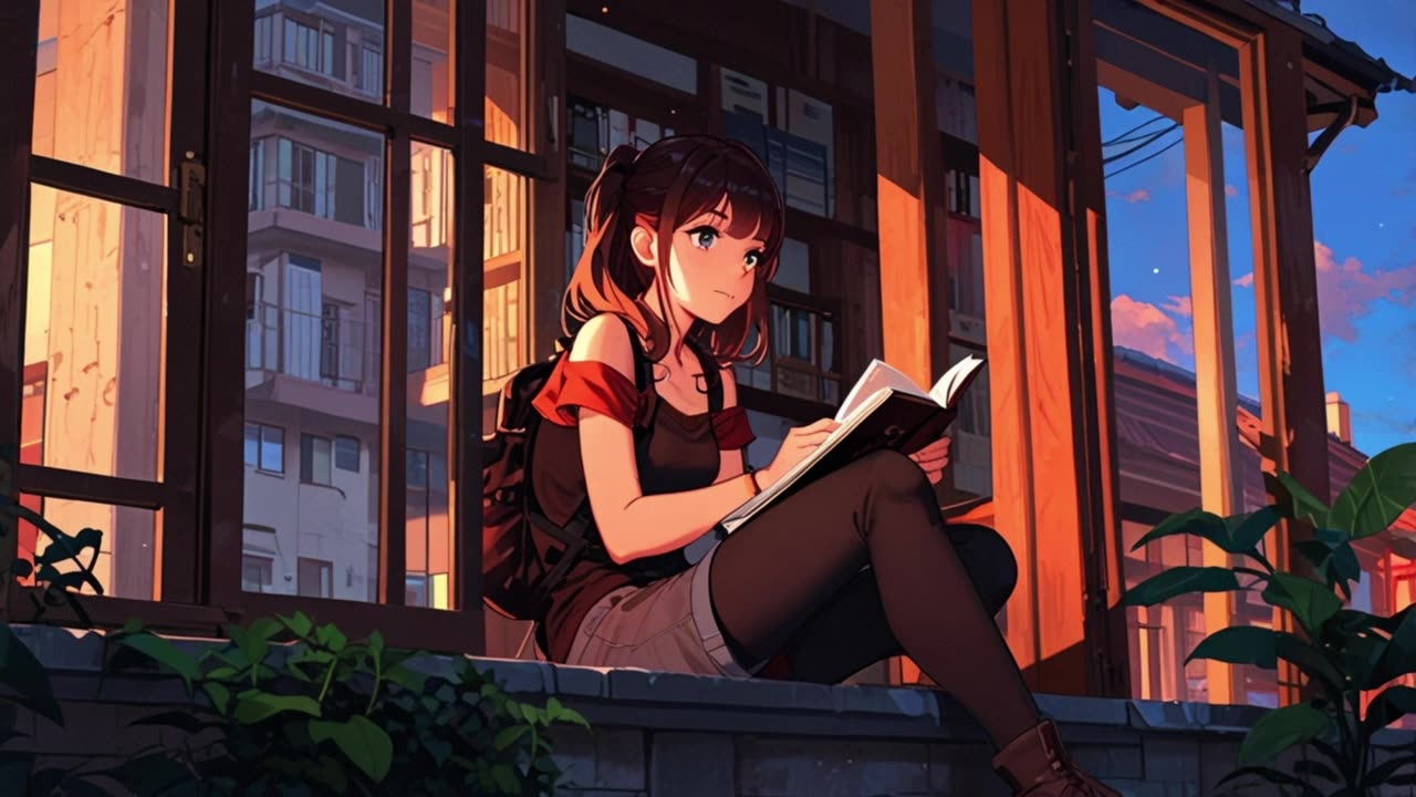 Lofi girl, chill beats, lofi beats, lofi wave, study, relax, work