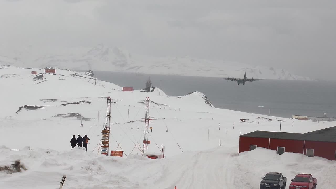 Plane Crashes on Icy Runway