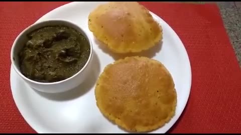 Classic Indian Dish: Corn Wheat Puri (Watch & Prepare)