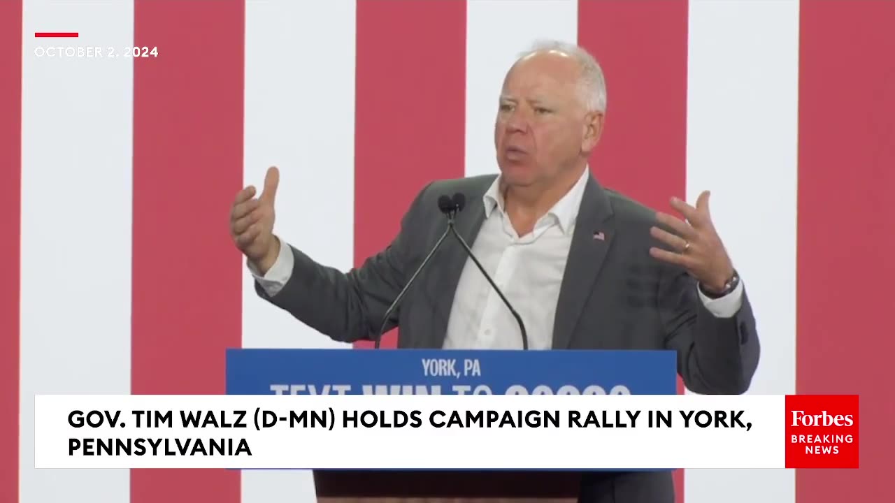 'Should Be Absolutely Disqualifying'- Walz Slams JD Vance's 'Damning Non-Answer' On 2020 Election