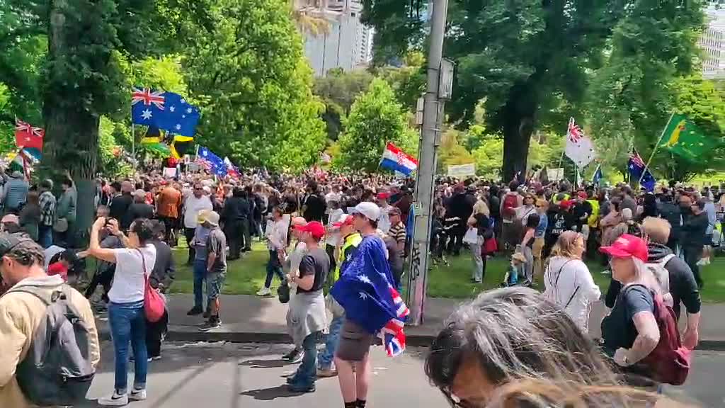 Protest in Melbourne 04-12-2021_Part 1