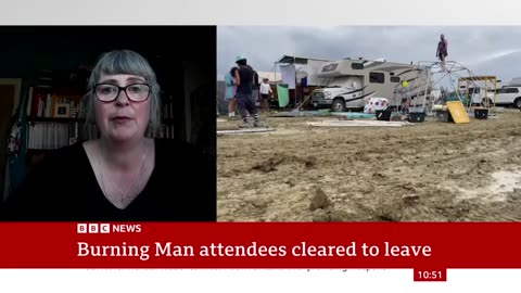 Burning Man: Huge queues as people leave festival BBC Talks