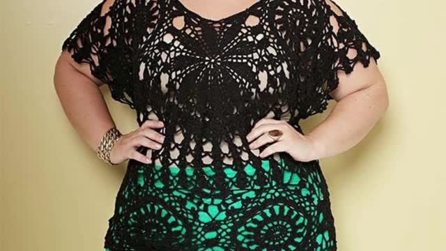 plus size crochet models! Make you wonderful and sexy!