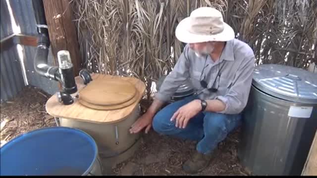 How to Build a Composting Toilet Barrel System