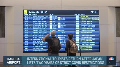 Tourists From Abroad Flock To Japan After Covid Restrictions Lifted