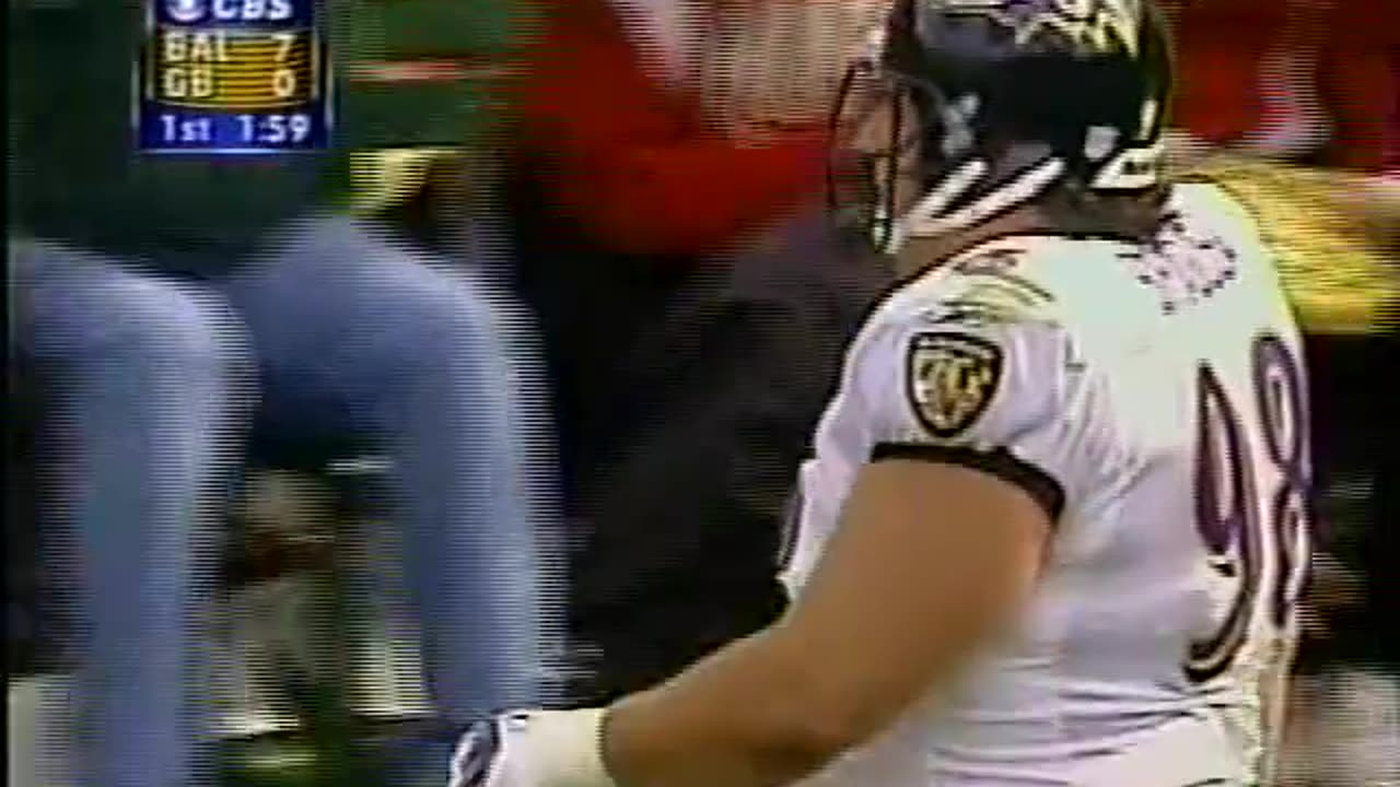 2001-10-14 Baltimore Ravens vs Green Bay Packers Part 1