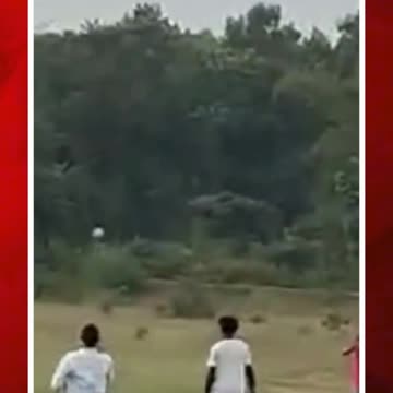 ఫుట్ బాల్ ఆడిన గజరాజు #elephant playing #football #viralvideo | FBTV NEWS