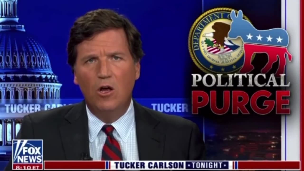 Breaking news Tucker Carlson Shows Trump political purge