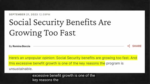 An Obvious Way To Save SocSec? > without raising taxes